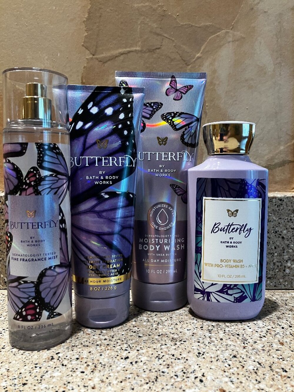 Bath & Body Works Butterfly Body Spray, Creme , Wash, Shower Gel! NEW